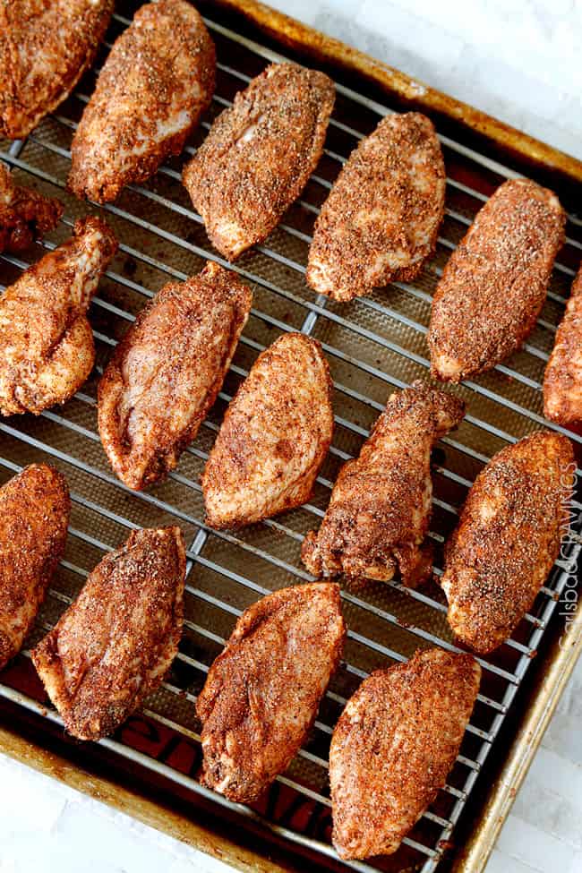 How do you prepare Buffalo chicken wings?