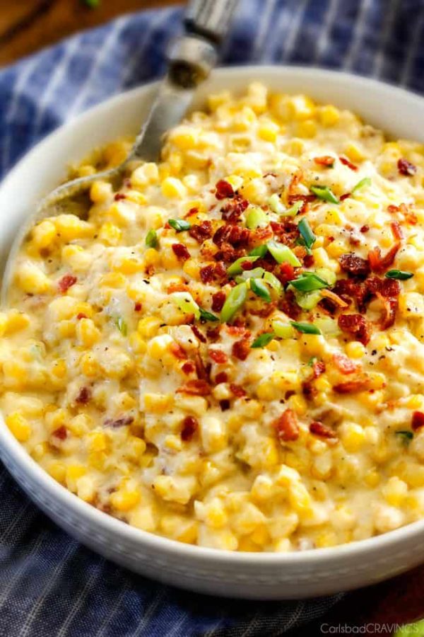 What are some recipes for cream style corn?