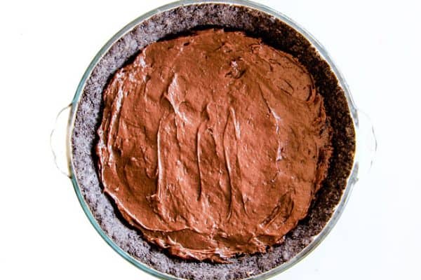 Mississippi Mud Pie Met Oreo Korst Bijna Geen Bakken Carlsbad