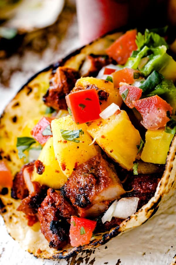 Best Ever Authentic Tacos Al Pastor With Grilled Pineapple Video