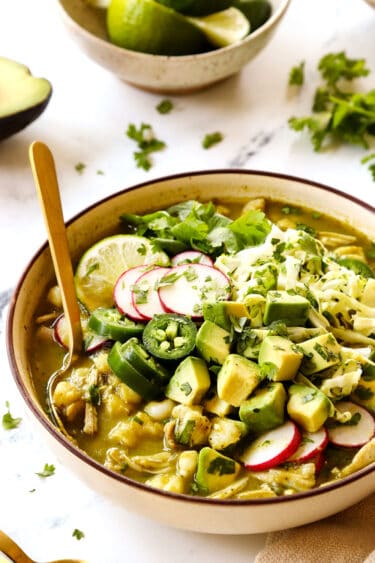 Verde Pozole With Chicken Video Carlsbad Cravings