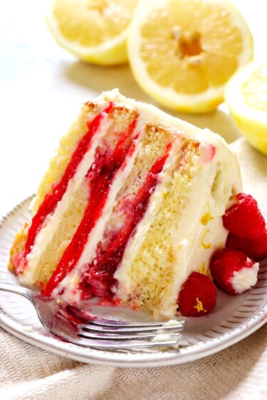 Lemon Raspberry Cake Recipe Carlsbad Cravings