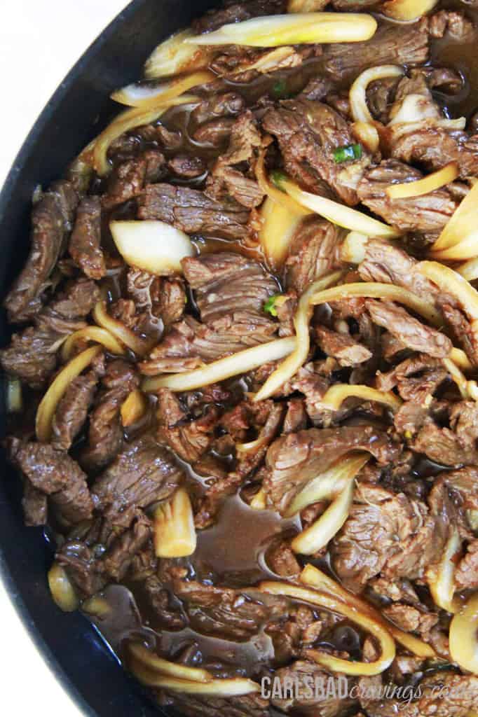 Saucy Korean Beef Stir Fry (one pot, 30 minutes!)