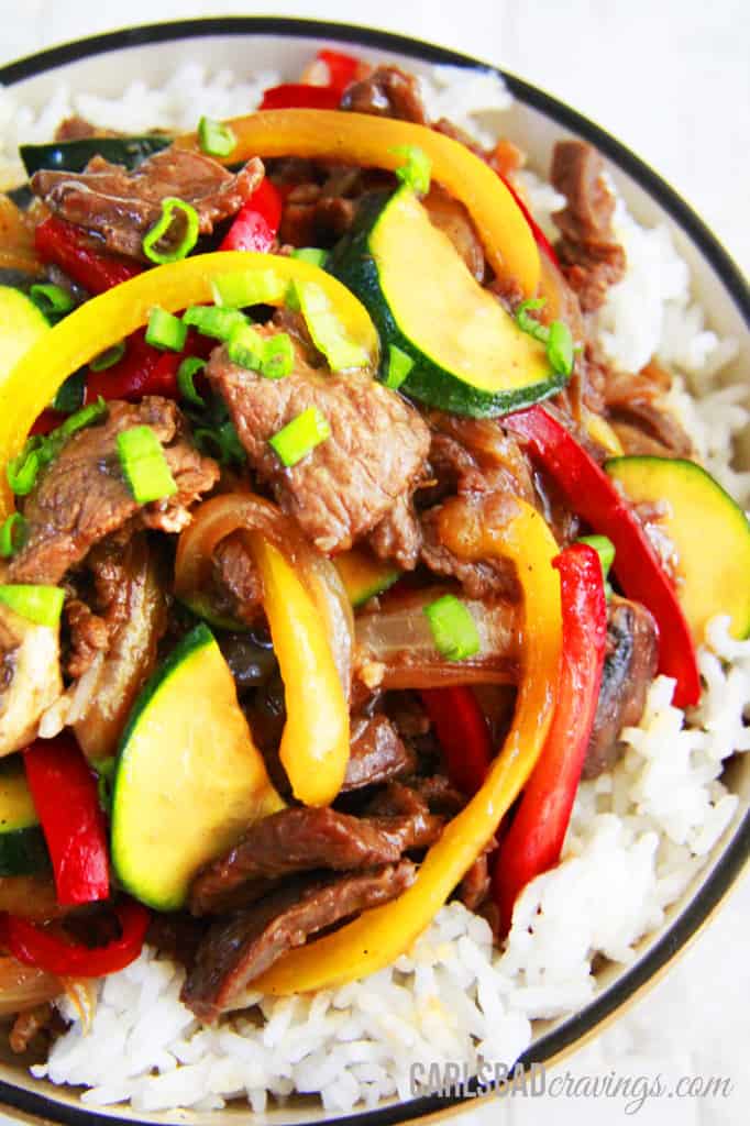 Saucy Korean Beef Stir Fry (one pot, 30 minutes!)