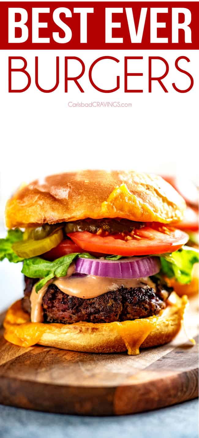 udvikling af Metafor forskel Best Burger Recipe - Carlsbad Cravings