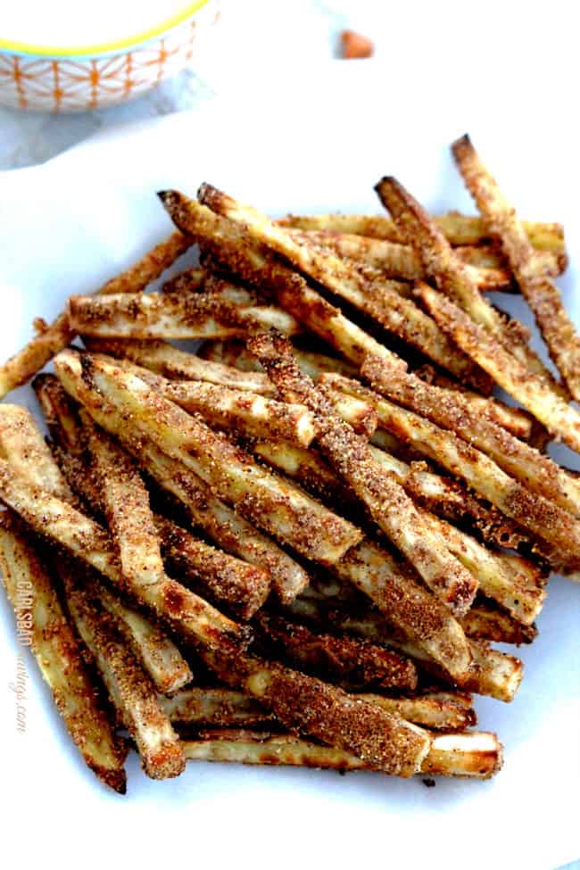 Brown Sugar  Cinnamon Sweet Potato Fries with Butterscotch Marshmallow Dip  Carlsbad Cravings