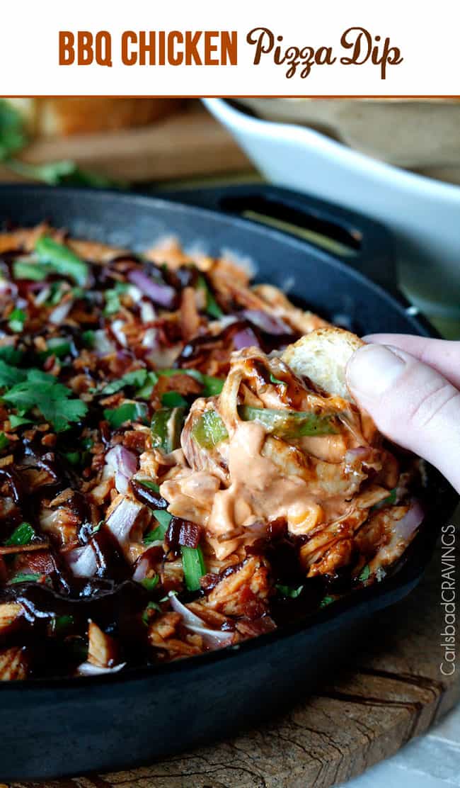 Bbq Chicken Pizza Dip Make Ahead Crockpot Instructions