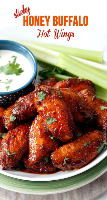 Baked Hot Wings Recipe - Carlsbad Cravings
