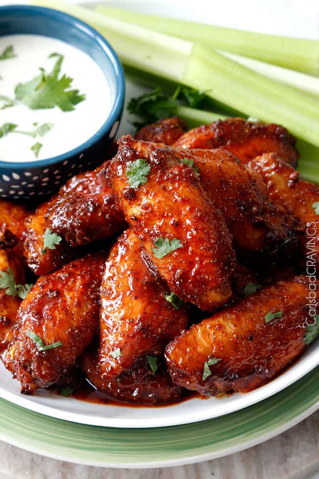 Buffalo Honey Hot Wings and Traditional Buffalo Hot Wings | Homemade Chicken Wings Recipes To Die For | Crispy Oven Baked Chicken Wings