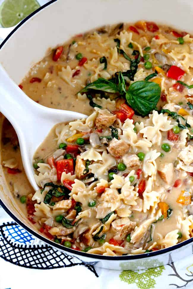 Creamy Cajun Chicken Pasta Soup