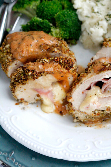 Chicken Cordon Bleu with Gruyere and Pistachios (how to make ahead ...