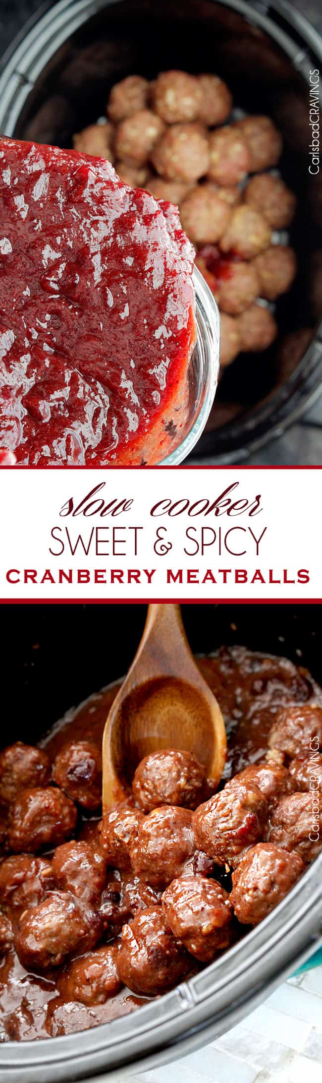 Sweet and Spicy Meatballs - Carlsbad Cravings