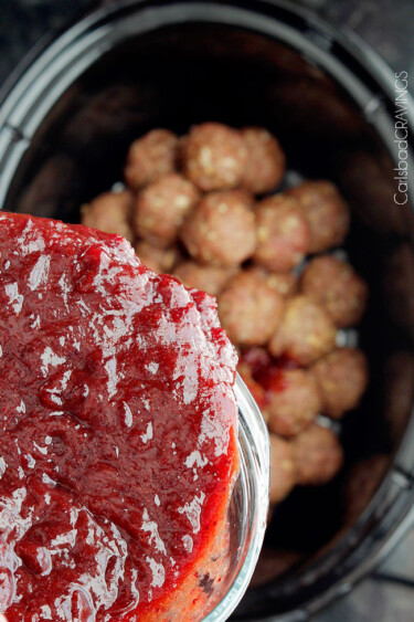 Sweet and Spicy Meatballs - Carlsbad Cravings