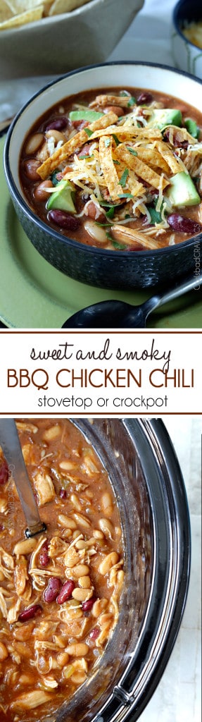 BBQ Chicken Chili (Slow Cooker Or Stovetop) - Carlsbad Cravings