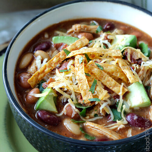 BBQ Chili with Chicken (Slow Cooker or Stovetop) - Carlsbad Cravings