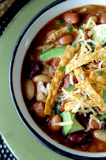 BBQ Chili with Chicken (Slow Cooker or Stovetop) - Carlsbad Cravings