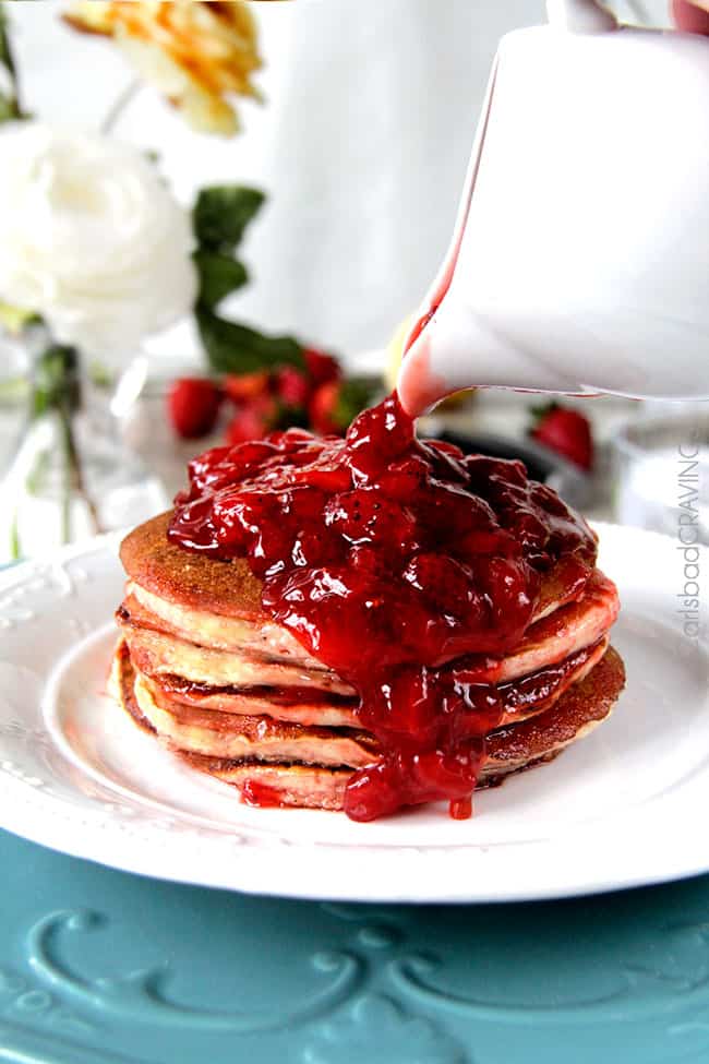 Strawberry Cheesecake Pancakes | Easy Pancake Recipes 