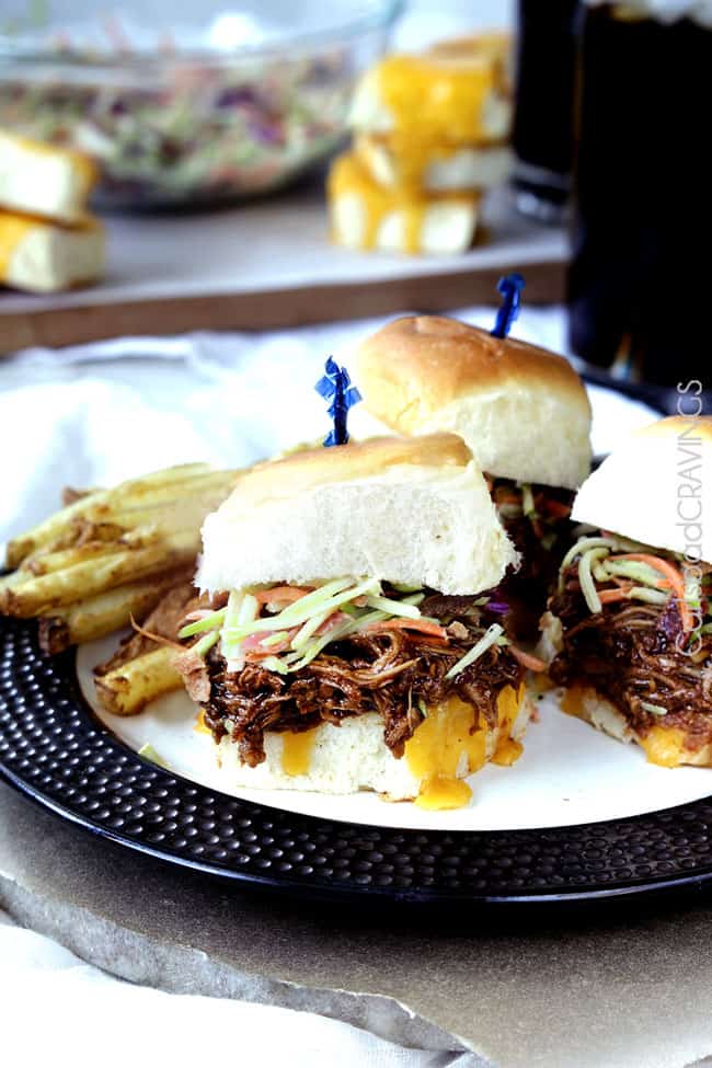 Easy Pulled Pork Sliders - Kim's Cravings