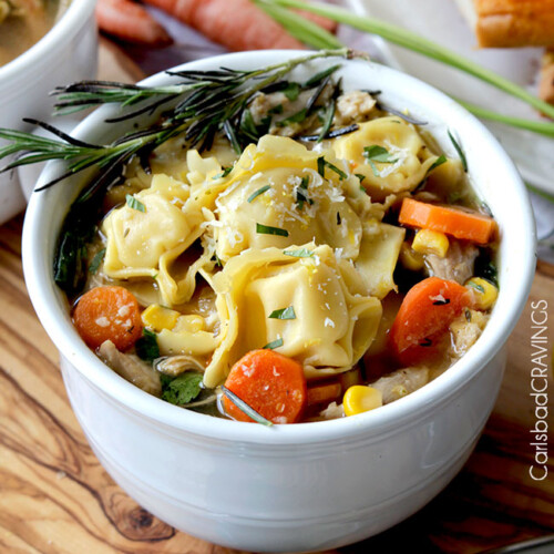 Easy Slow Cooker Tortellini Soup - Real Food Whole Life