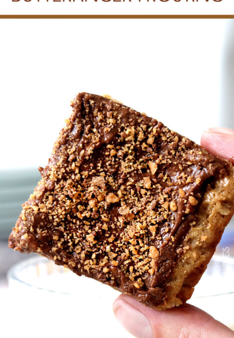 Peanut Butter Cookie Bars Recipe | Carlsbad Cravings