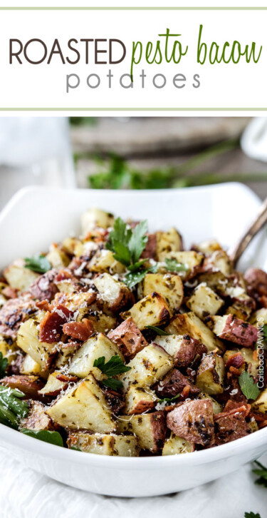 Oven Roasted Red Potatoes (+ Bacon and Parmesan) - Carlsbad Cravings