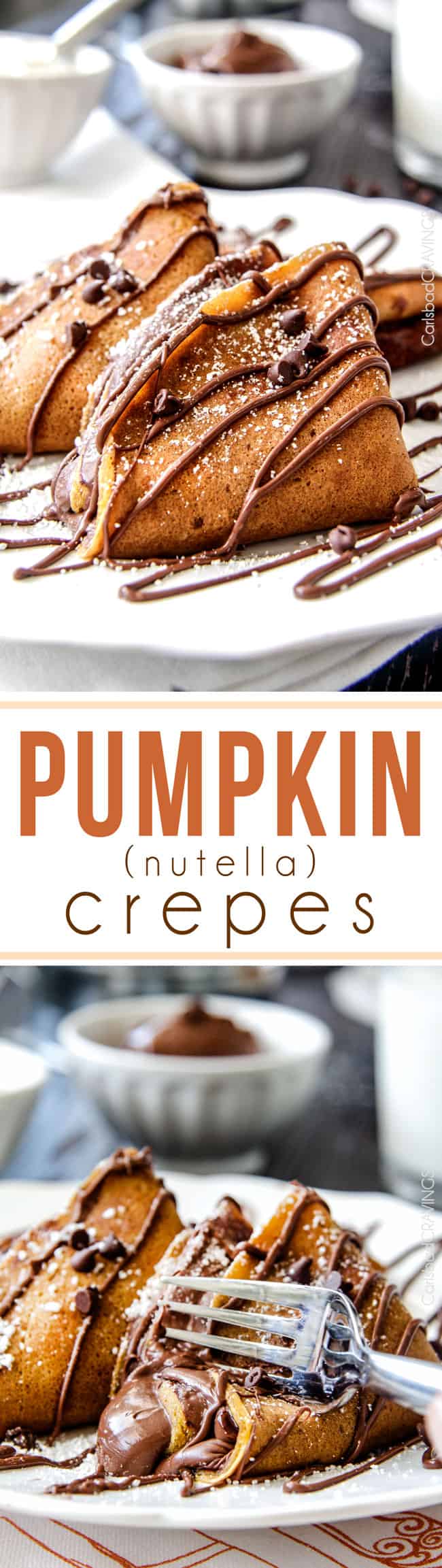 (Nutella)Pumpkin Crepes