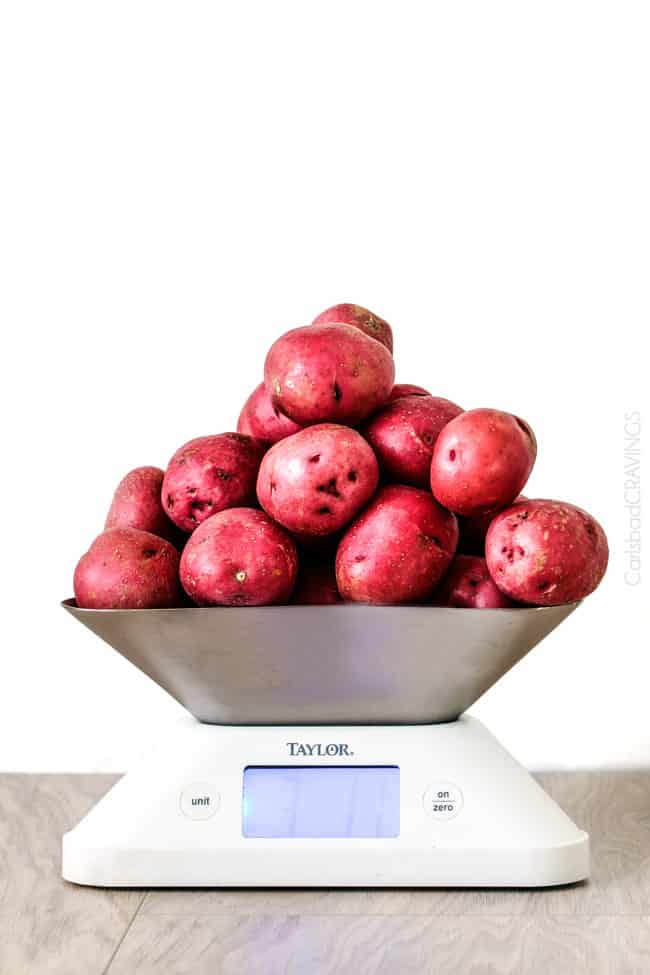 Steamed & Mashed Crock Pot Red Potatoes - My Midlife Kitchen