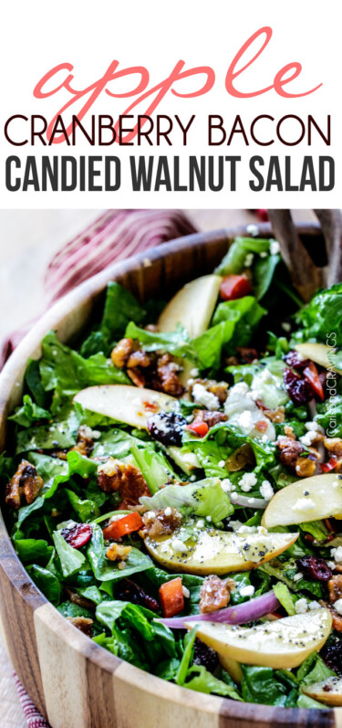 Apple Candied Walnut Salad With Apple Poppy Seed Vinaigrette 1432