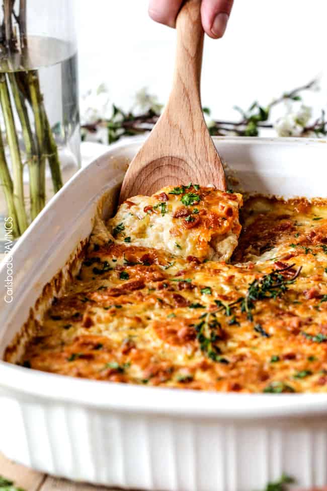 Scalloped Au Gratin Potato Recipe - Carlsbad Cravings