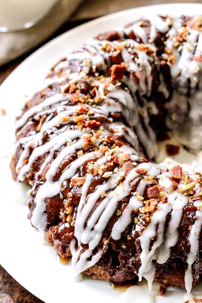 Cinnamon Roll Monkey Bread (Mini Bundt Pan Recipe)