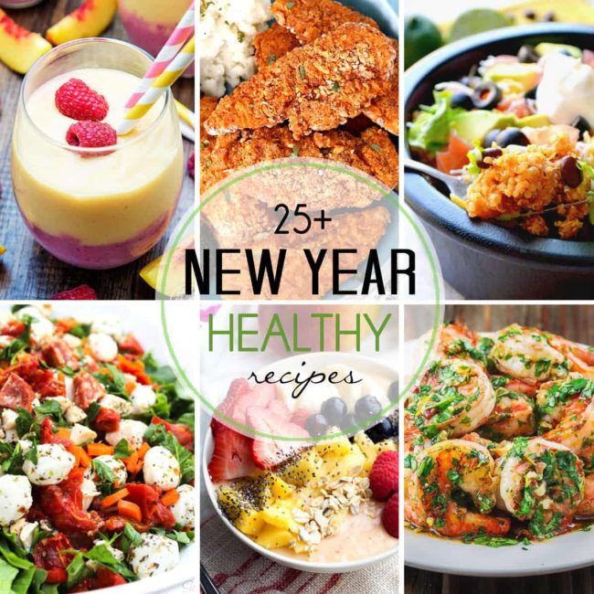 Over 25 Healthy AND delicious recipes for the new year and all year round!