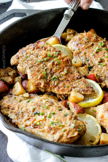 Chicken and Potato Skillet in Creamy Lemon Paprika Sauce - Carlsbad ...