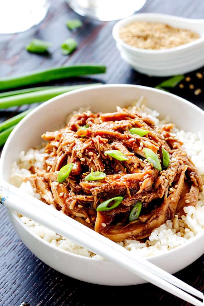 Slow Cooker Honey Soy Chicken - Carlsbad Cravings