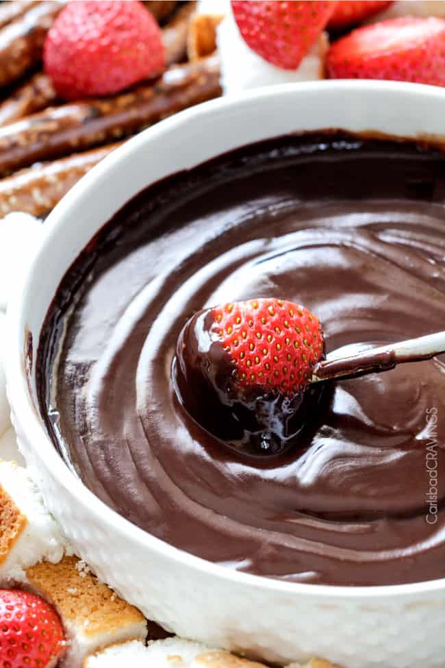 Chocolate Fondue Recipe (Quick and Easy!) • Love From The Oven