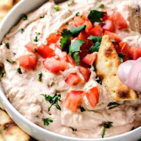 3 Ingredient Best EVER Bean Dip is the easiest and tastiest bean dip you will ever make!