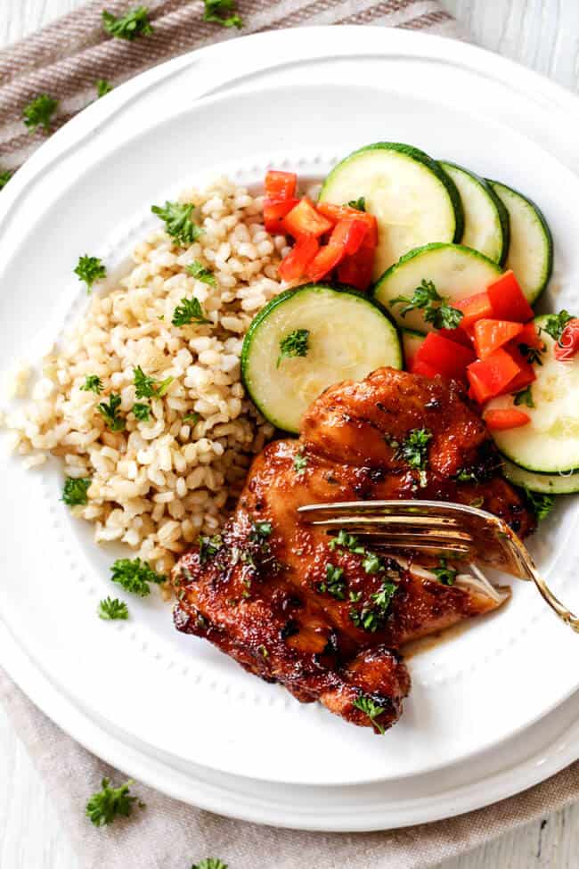 Sweet and Spicy Honey Dijon Glazed Chicken  Carlsbad Cravings