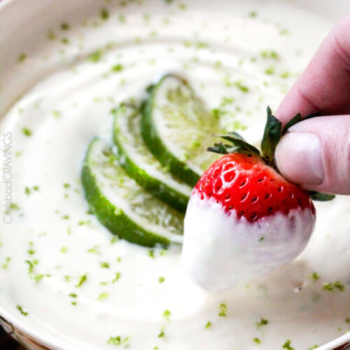 Key Lime Cheesecake Fruit Dip Carlsbad Cravings