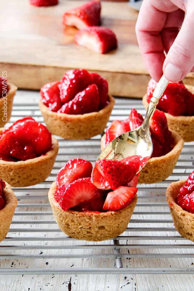 Mini Strawberry Pies with Sugar Cookie Crust (VIDEO) - Carlsbad Cravings