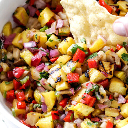 Grilled Pineapple Salsa Carlsbad Cravings