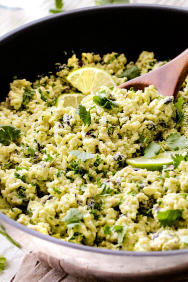 Creamy Cilantro Lime Avocado Rice - Carlsbad Cravings