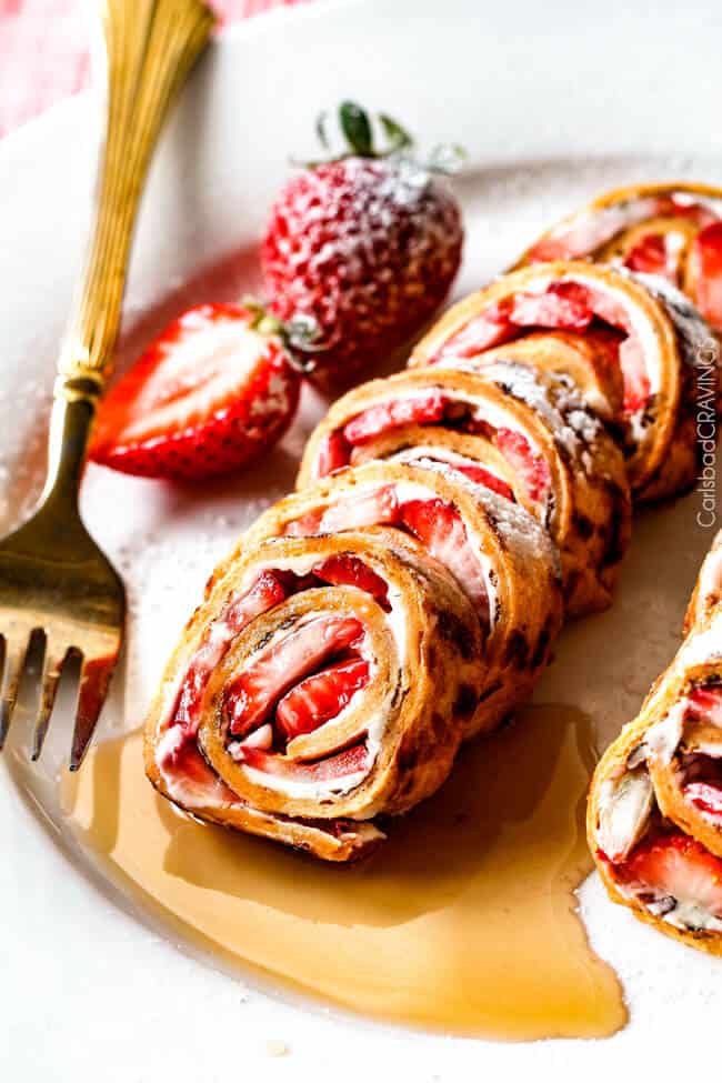 Flatbread French Toast Roll Ups or French Toast Pinwheels - Carlsbad  Cravings