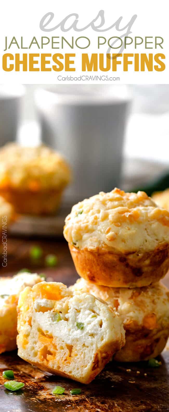 A Jalapeno Popper Cheese Muffins