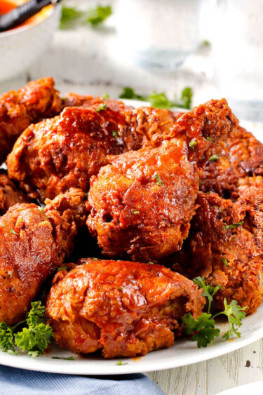 Nashville Hot Chicken (Spicy Fried Chicken) + VIDEO - Carlsbad Cravings