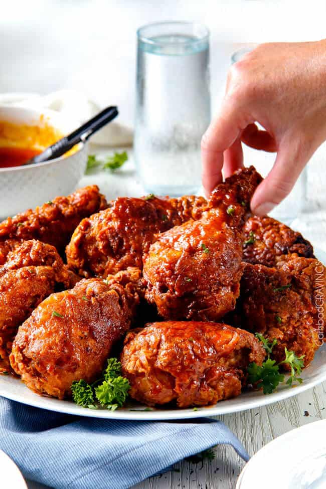 Nashville Hot Chicken (Spicy Fried Chicken) - Carlsbad Cravings