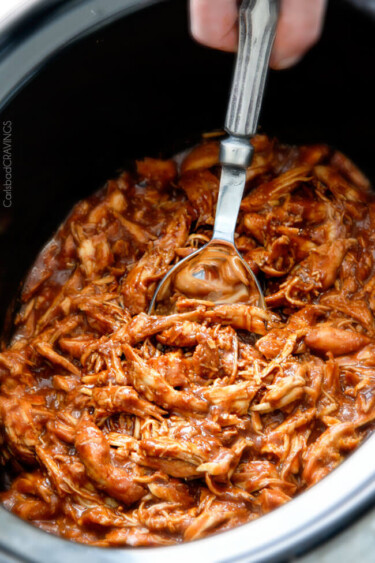 Crockpot BBQ Chicken (+ Homemade BBQ Sauce!) - Carlsbad Cravings