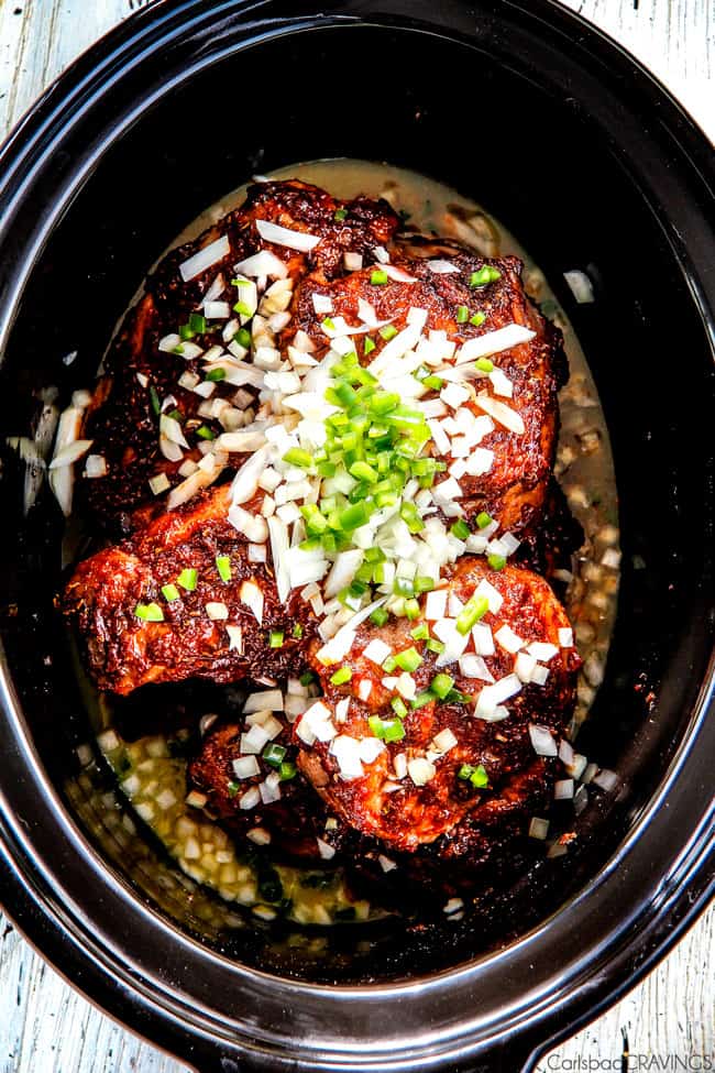 Showing how to make BBQ Pork Taquitos cooking pork in  a crock pot. 