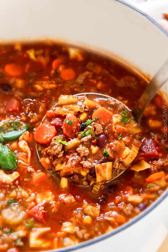 Italian Vegetable Soup - Carlsbad Cravings