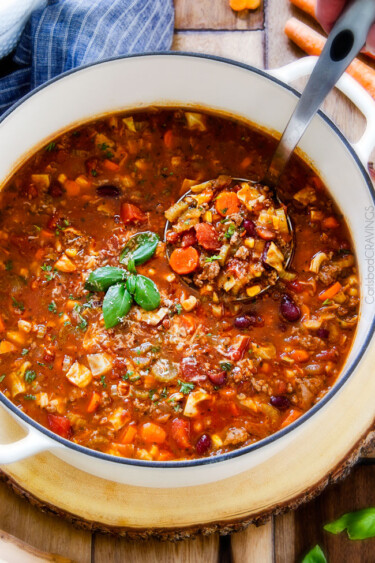 Italian Vegetable Soup - Carlsbad Cravings