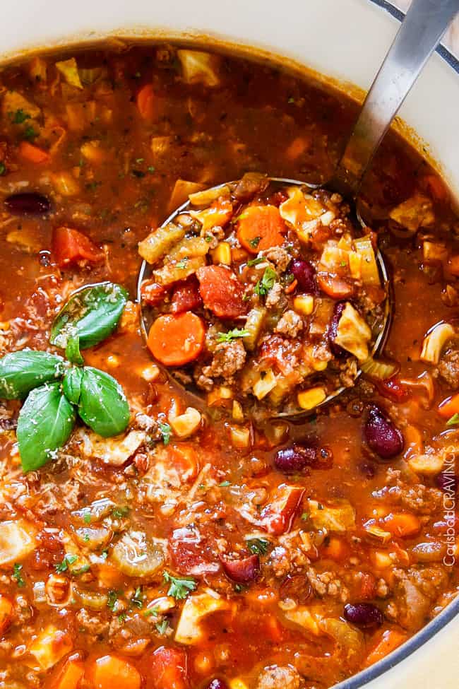 Italian Vegetable Soup - Carlsbad Cravings