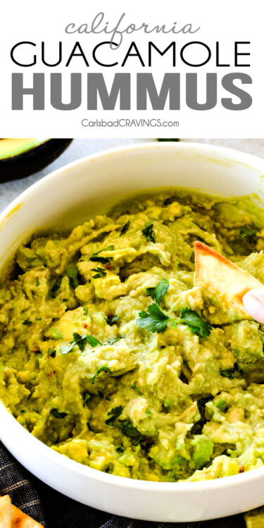 Avocado Hummus - Carlsbad Cravings